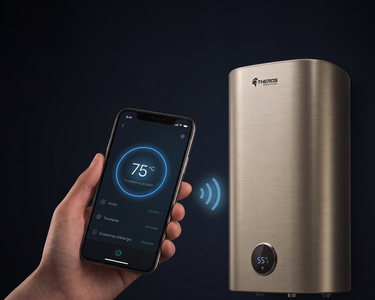 Theros Pro-Slim Chauffe-eau Connecté
