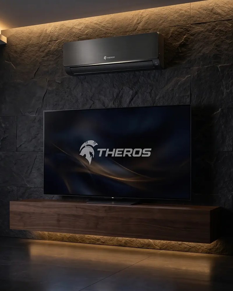 Téléviseur Smart TV OLED 4K Nerobel 65 pouces dans un salon contemporain